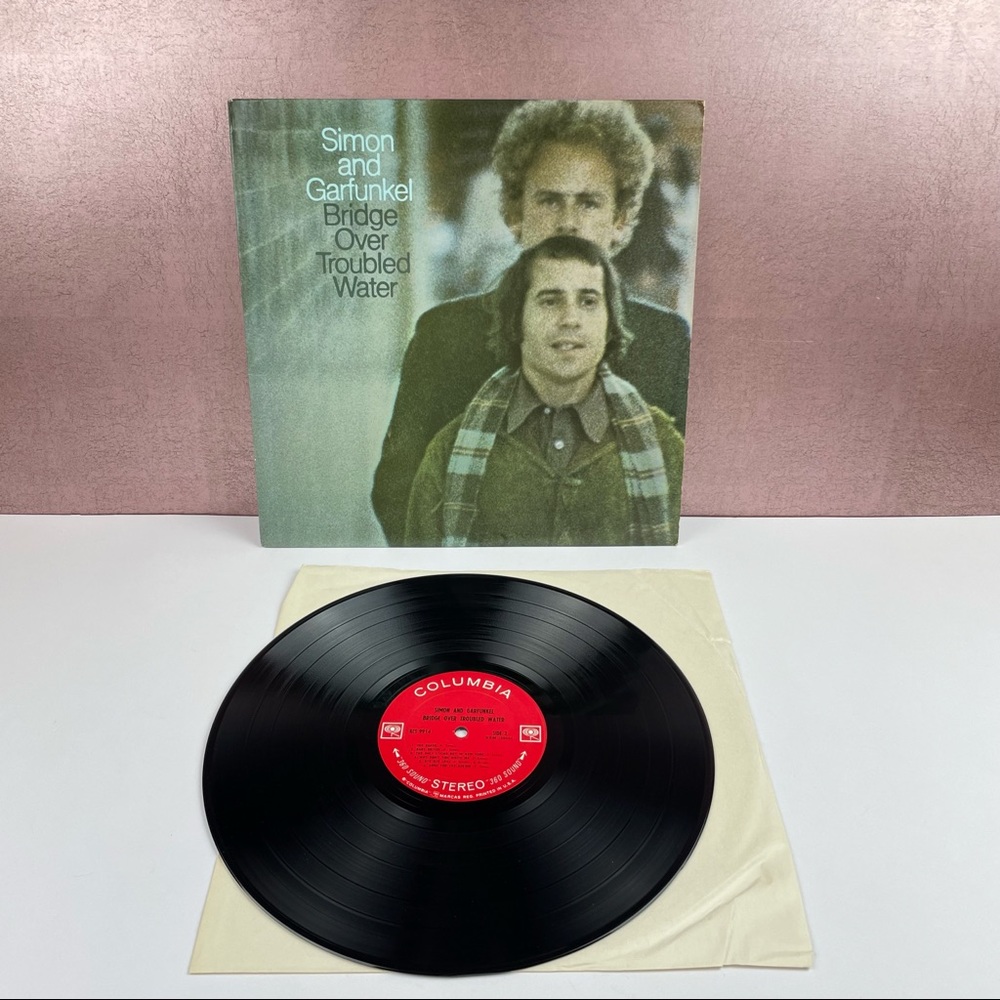 Vintage Simon & Garfunkel Bridge Over Troubled Water Vinyl Record Music